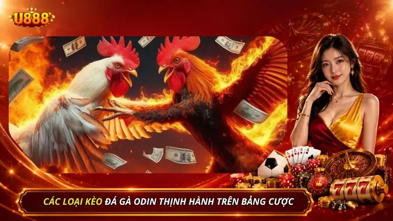 Điểm qua các loại kèo đá gà ODIN hiện có trên thị trường