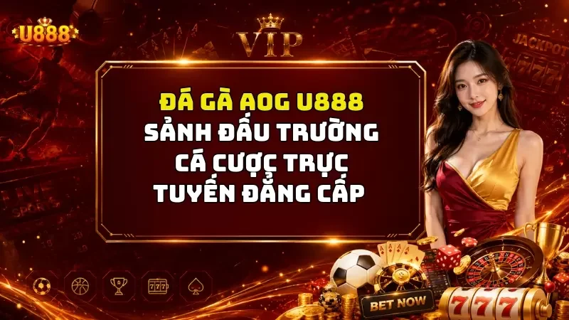 Đá Gà AOG U888 - Sảnh Đấu Trường Cá Cược Trực Tuyến Đẳng Cấp 2026