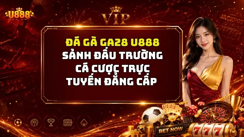 Đá Gà GA28 U888 - Sảnh Đấu Trường Cá Cược Trực Tuyến Đẳng Cấp 2026