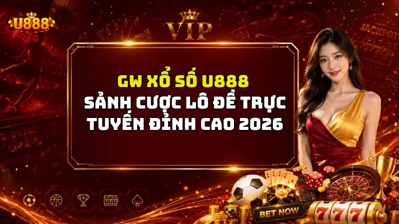 GW Xổ Số U888 - Sảnh Cược Lô Đề Trực tuyến Đỉnh Cao 2026