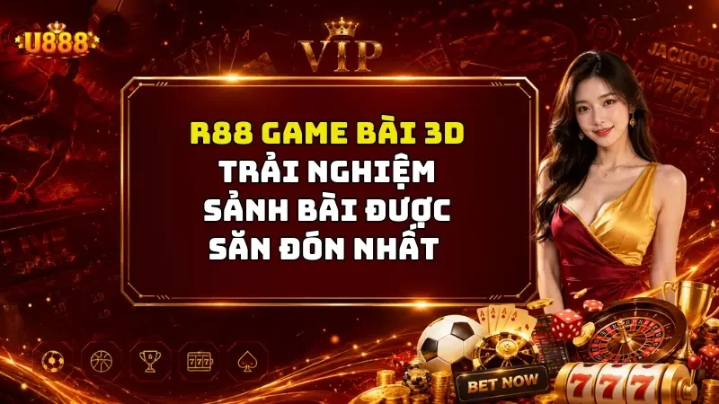 R88 Game Bài 3D - Trải Nghiệm Sảnh Bài Được Săn Đón Nhất 2026